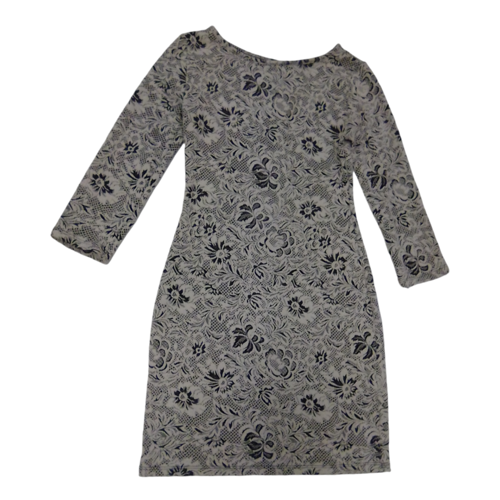 Long Sleeve Dress (White), Womens, Size: S