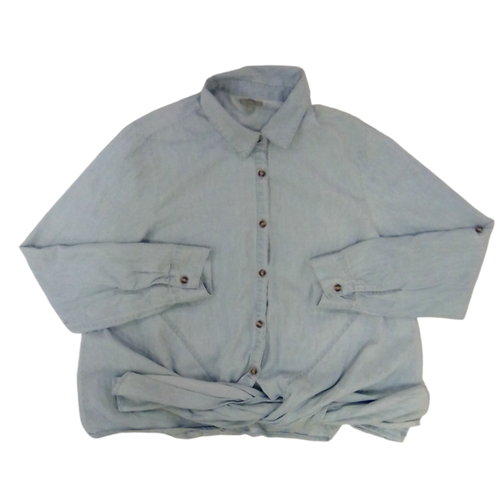 Long Sleeve Shirt (Blue), Womens, Size: S