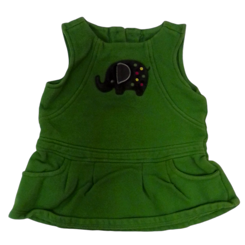 Dress:green, Girl, Size: 6/12m