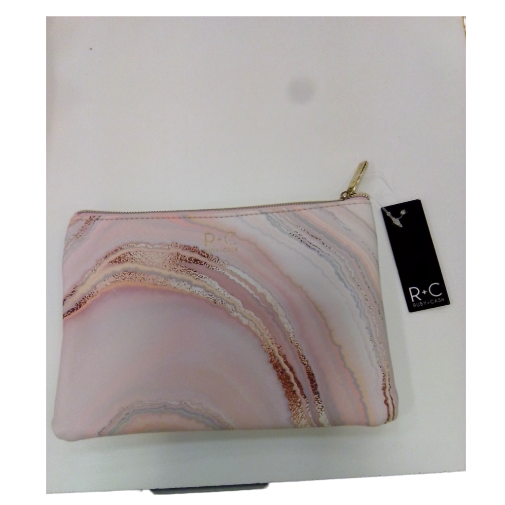 Makeup Bag:Pink/gold, Accessory