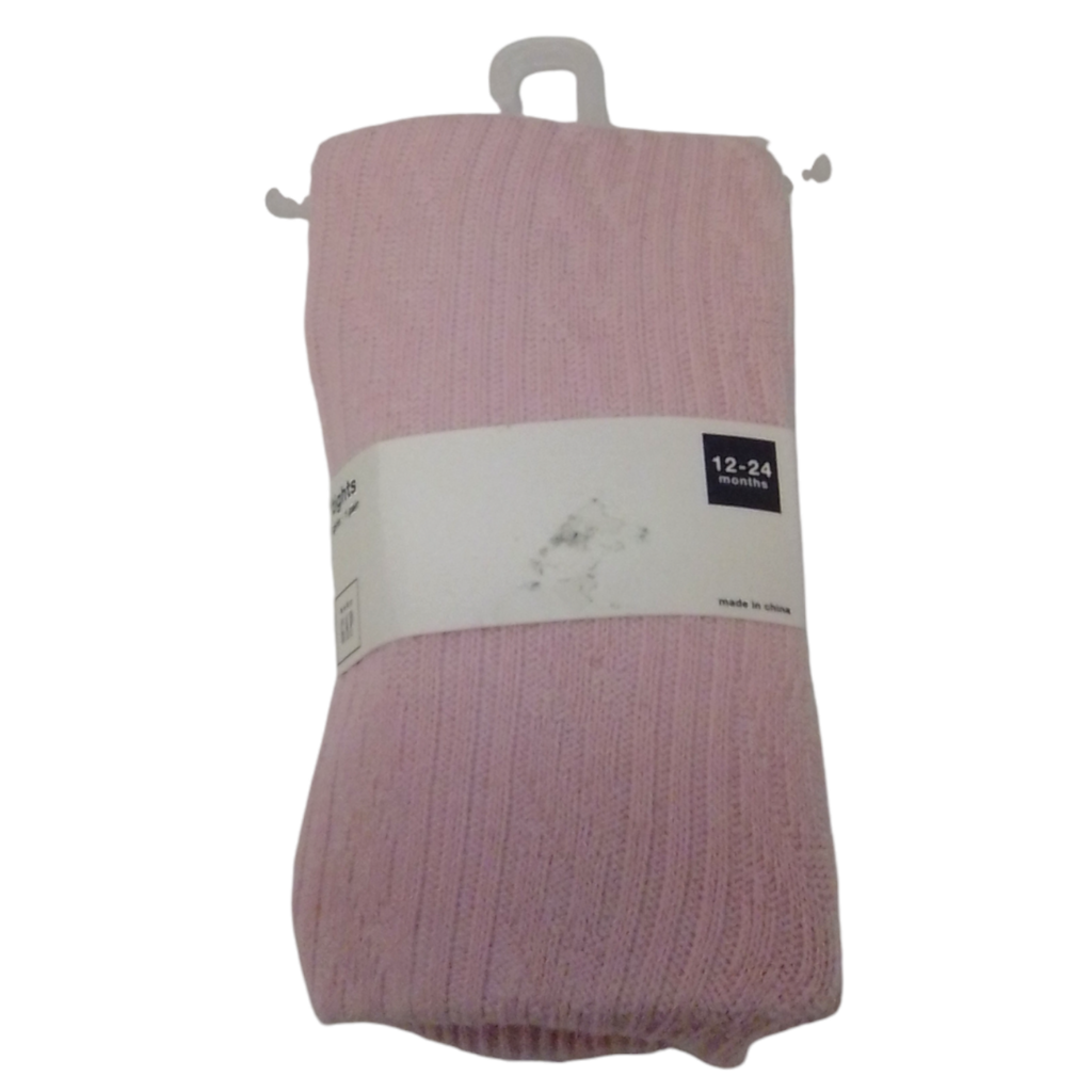 Tights: Pink, Girl, Size: 12-24m