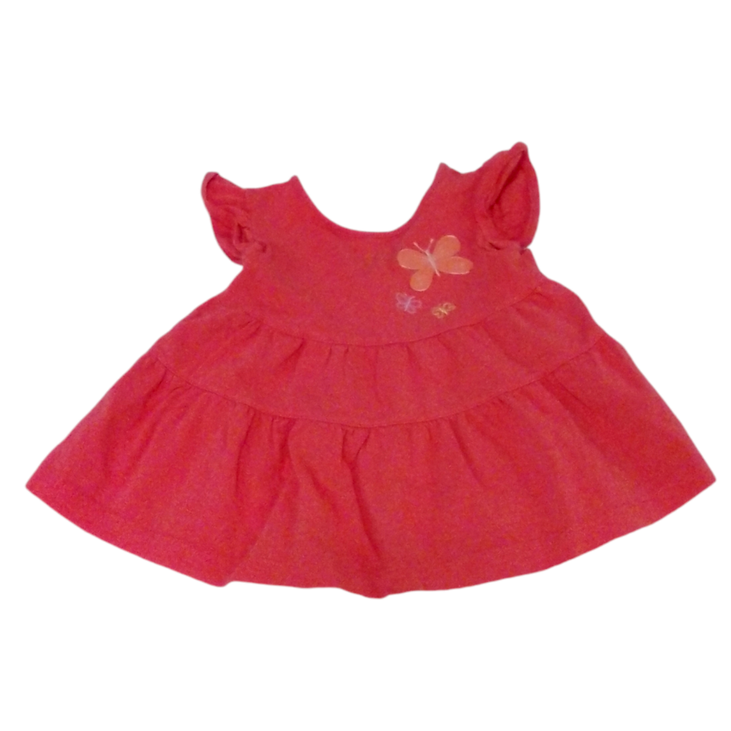 Shirt: Coral, Girl, Size: 9m