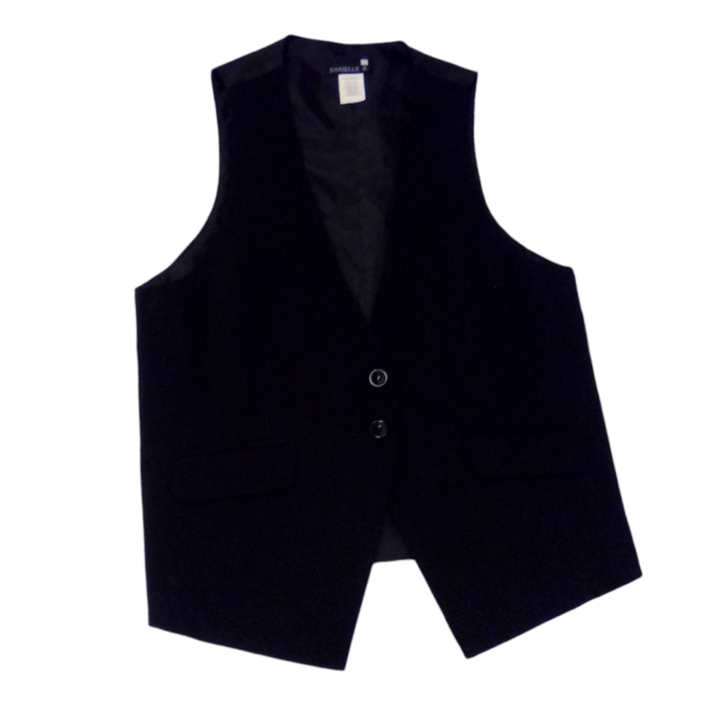 Vest: Black, Boy, Size: 18/20