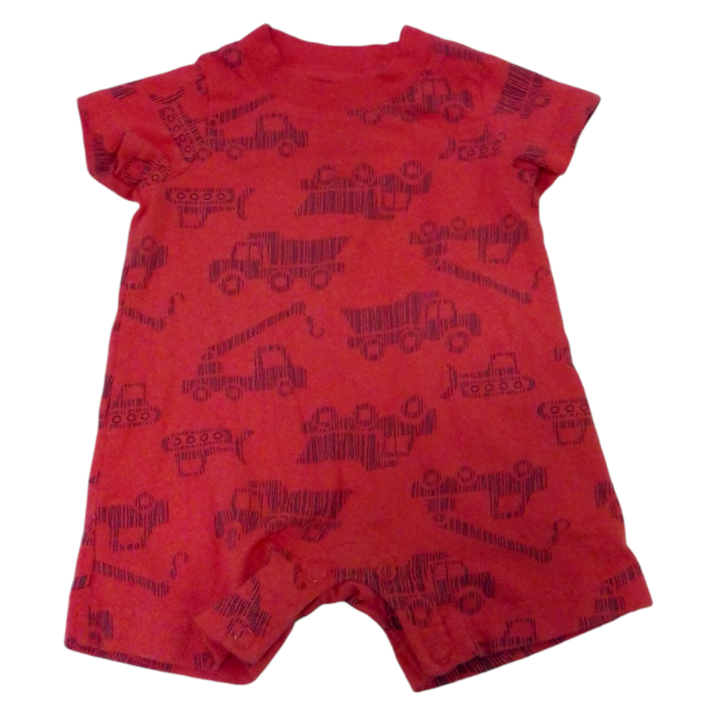 Romper: Trucks, Boy, Size: 0/3M