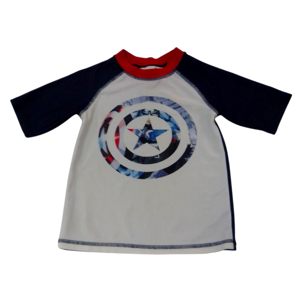 Swim Shirt: Avengers, Boy, Size: 4/5