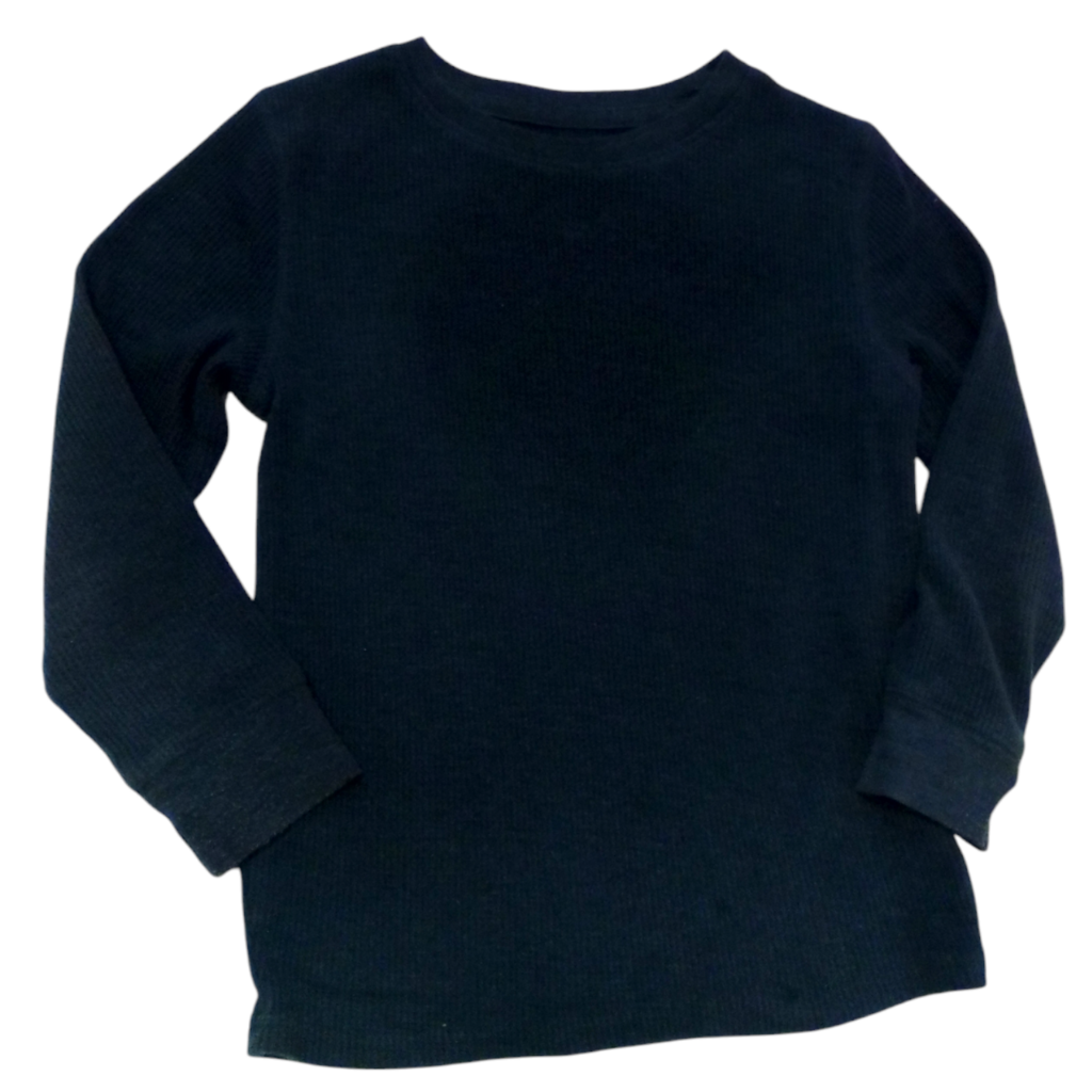 Long Sleeve Shirt: BL, Boy, Size: 5