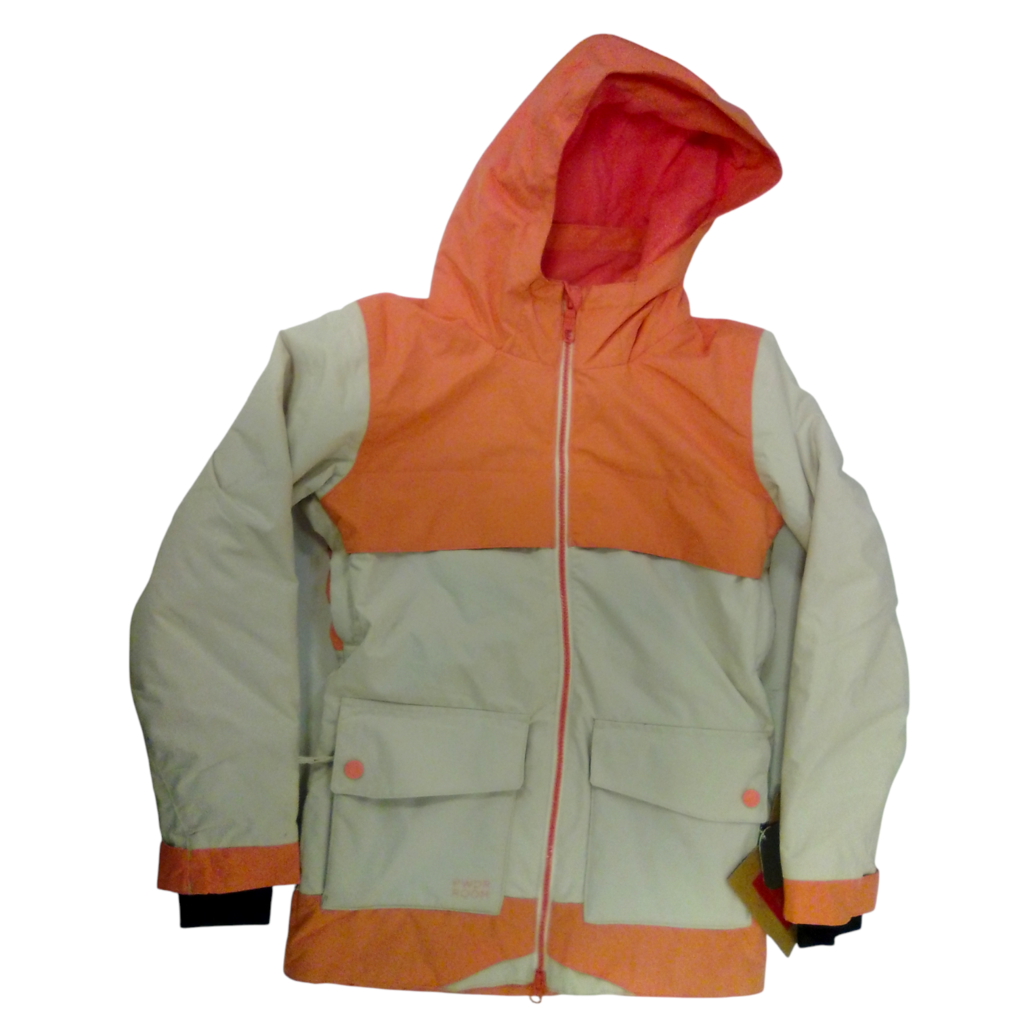 Jacket NWT: Orange/Cream, Kids, Size: M