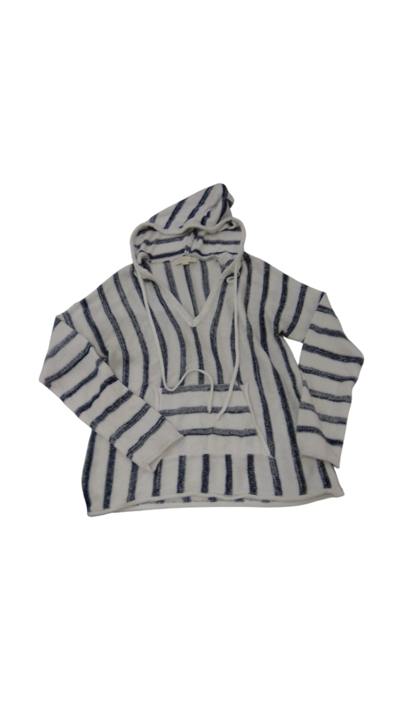 Long Sleeve Shirt:WH/BL, Womens, Size: S