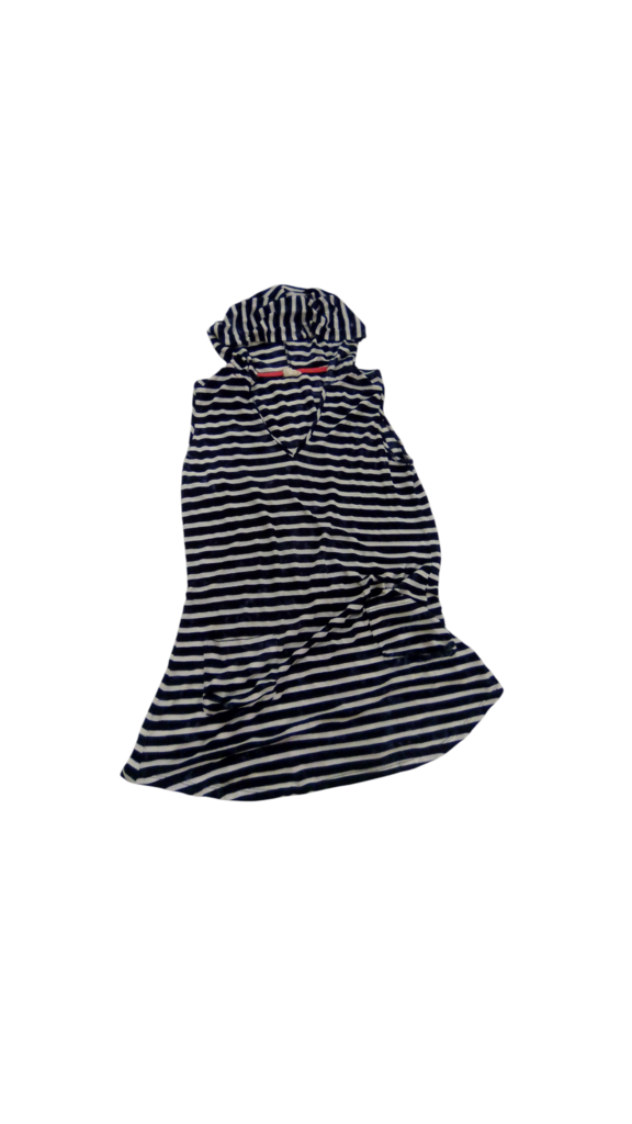 Dress: BL/WH Stripes, Womens, Size: M