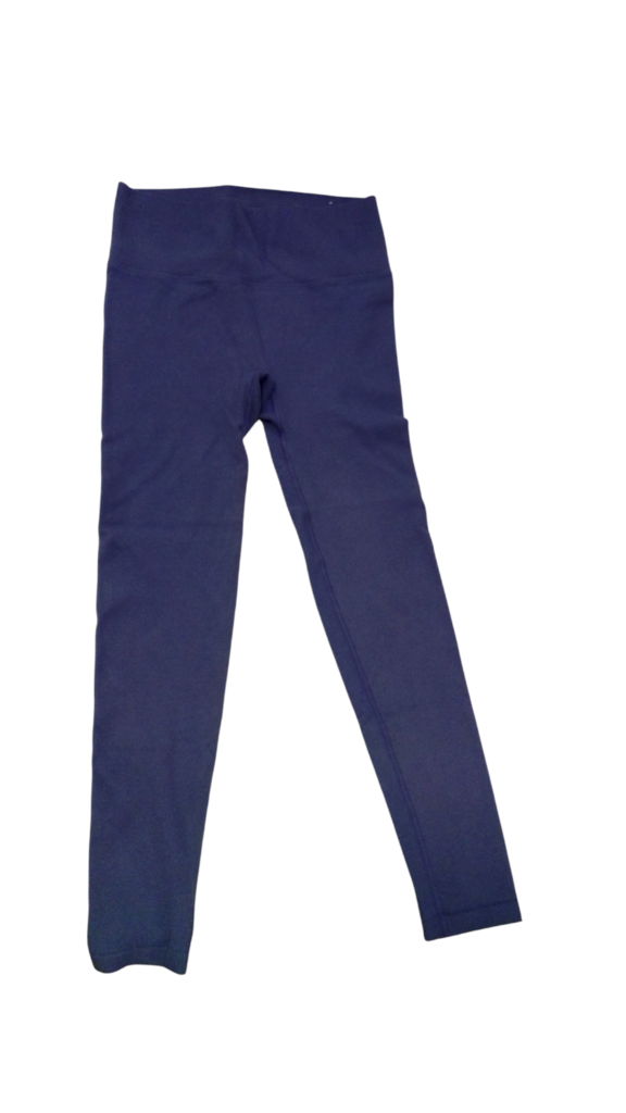 Leggings: Purple Ribbed, Womens, Size: XL