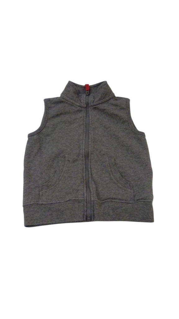 Vest: Grey, Boy, Size: 2t