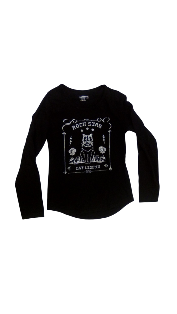 Shirt: Rockstar Cat Legen, Girl, Size: 8