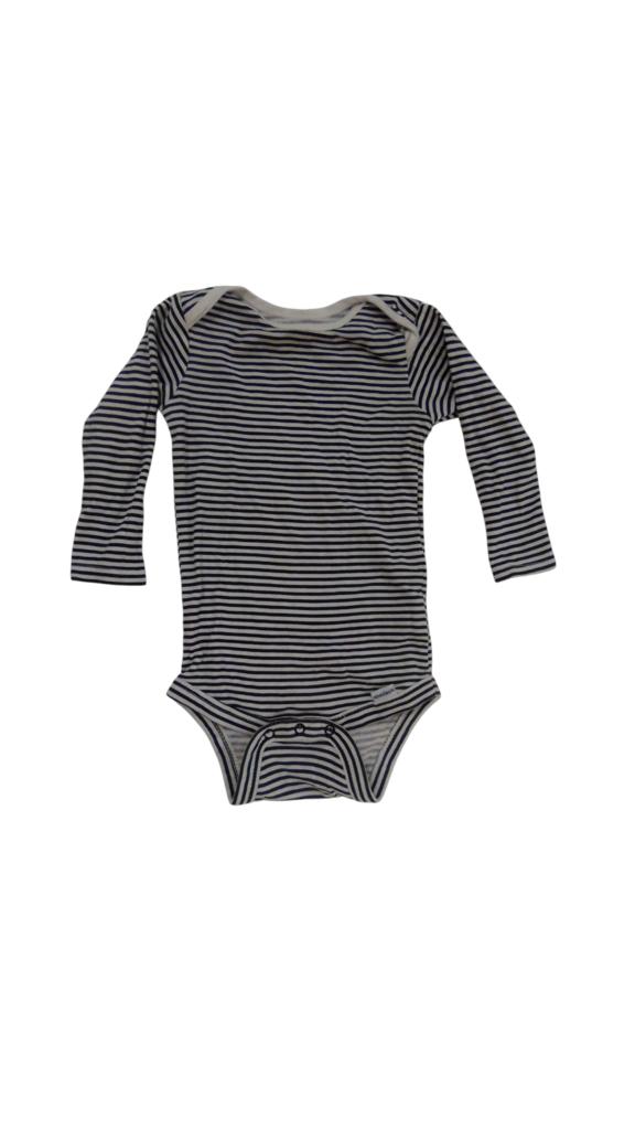 Onesie: Stripes, Boy, Size: 6m