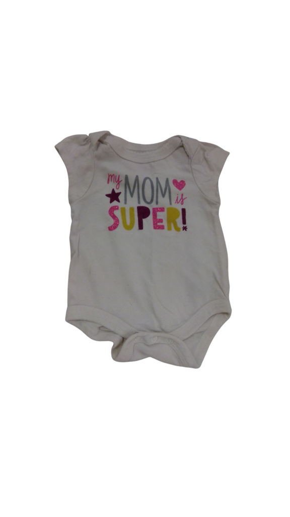 Onesie: My Mom Is Super, Girl, Size: Nb
