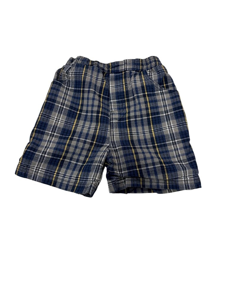 Shorts: Dark Plaid, Boy, Size: 24m