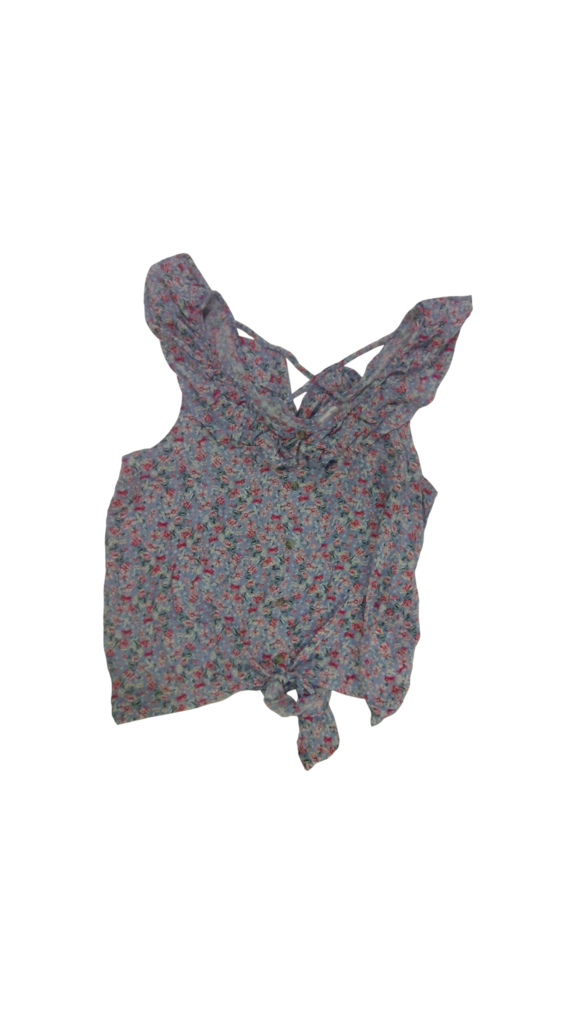Tank: Blue/Pink Floral NWT, Girl, Size: 12