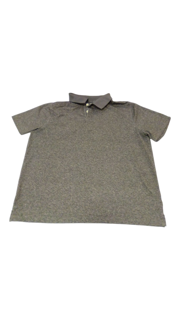 Shirt: Grey Collared, Boy, Size: 18/20