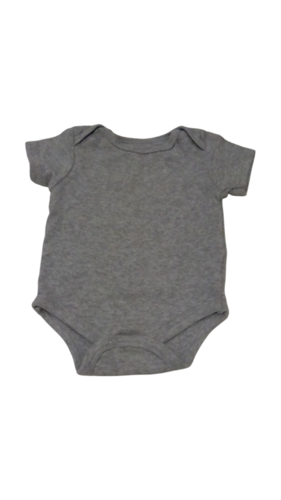 Onesie: Gray, Girl, Size: 0/3m
