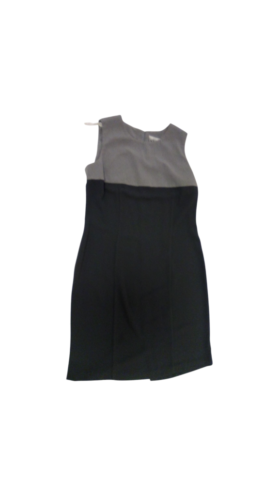 Dress: Two ToneGray, Womens, Size: L