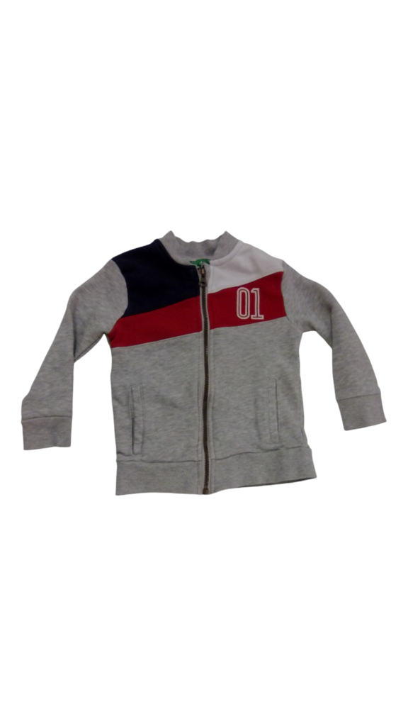 Zip-Up Jacket Gray 01, Boy, Size: 2t