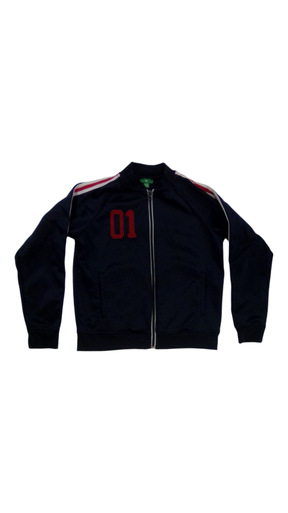 Zip-Up Jacket: Blue 01, Boy, Size: 12/14