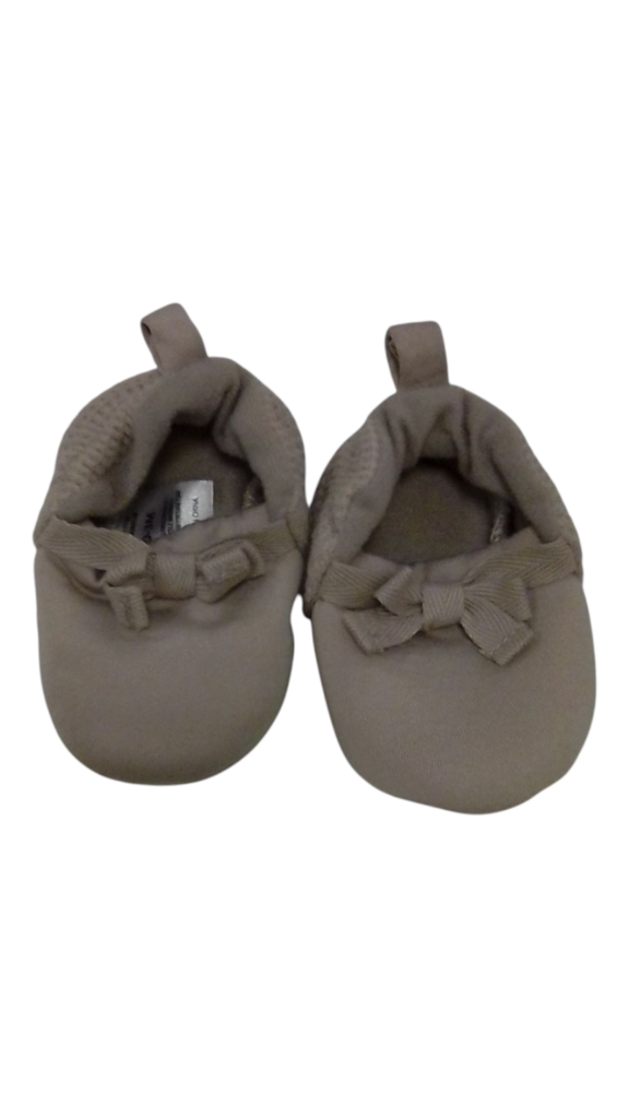 Cream Slippers, Kids, Size: 0/3m