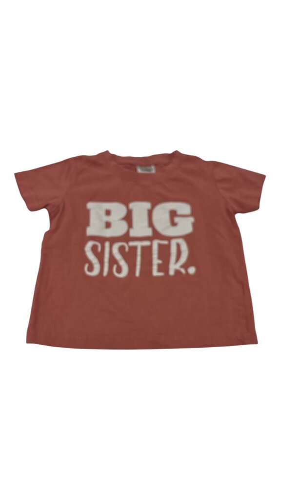 Shirt: Big Sister, Girl, Size: 3t