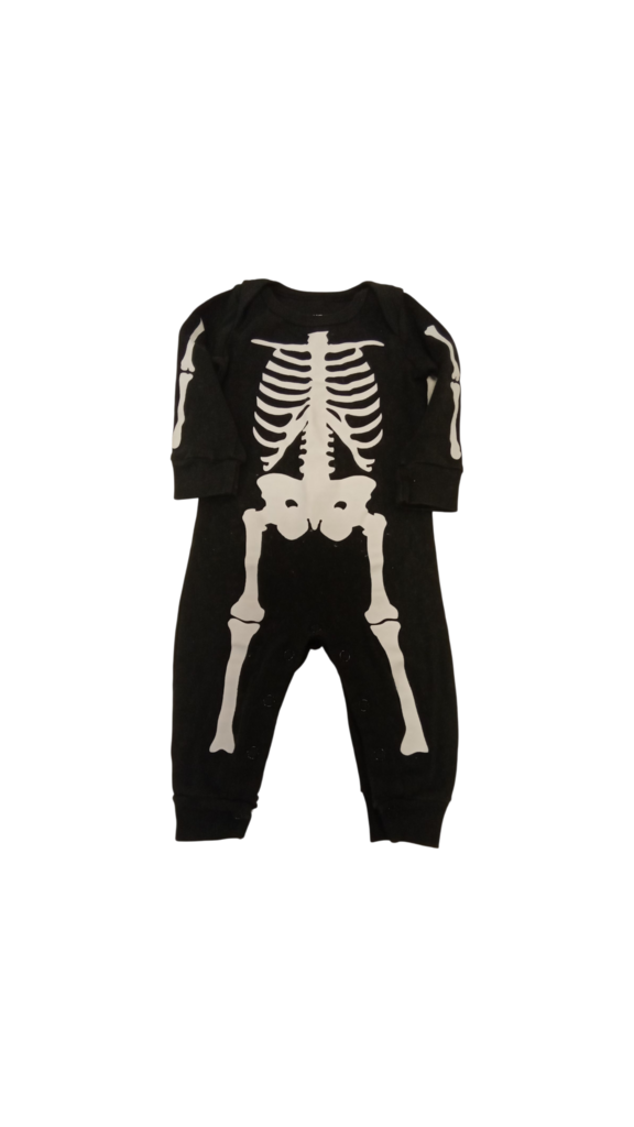 Romper: Skeleton, Kids, Size: 6/9m