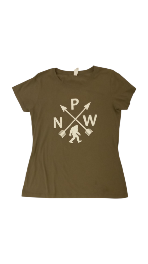 Shirt:Green/PNW, Womens, Size: XL