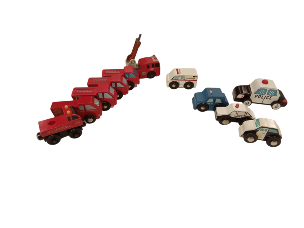 12 piece wood vehicles
