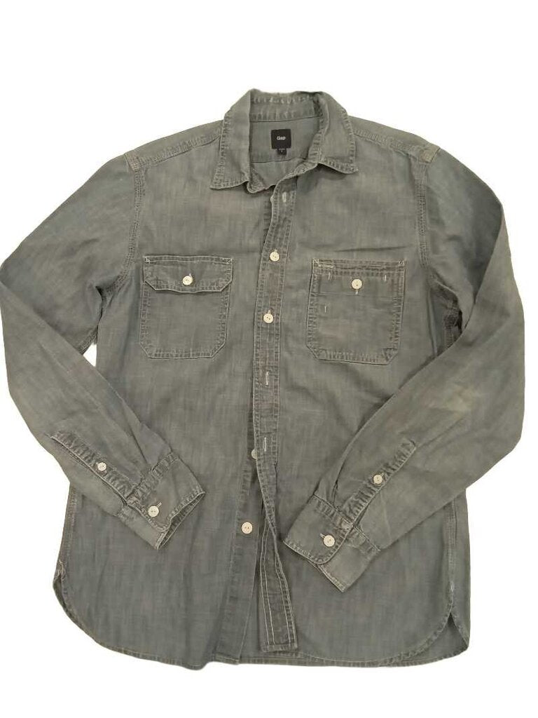 Long Sleeve: Denim Button Up