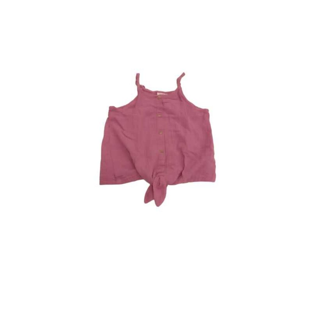 Tank: Button & Tie Front Detail