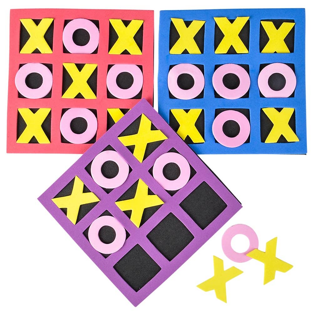 5" FOAM TIC-TAC-TOE LLB kids toys