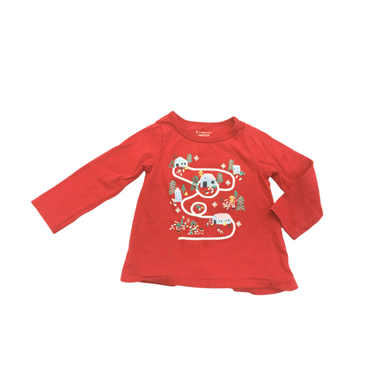 Long Sleeve Shirt, Girl, Size: 12m