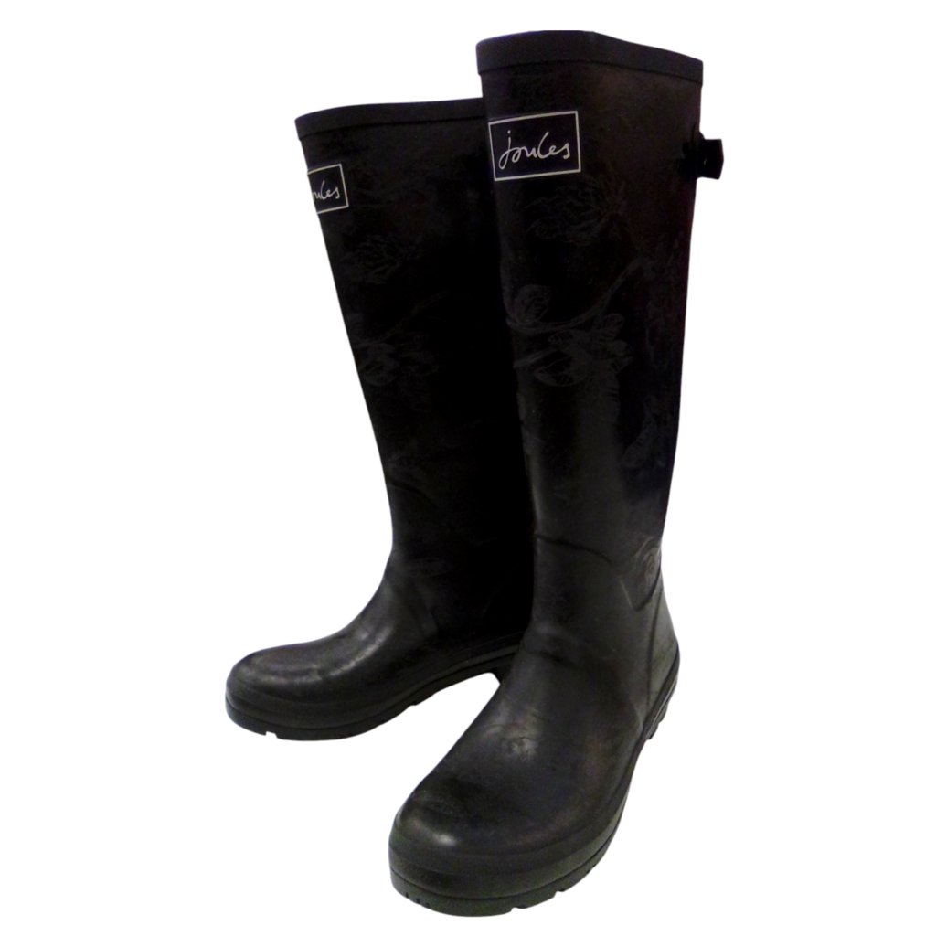 Shoe: Tall Black Boots, Womens, Size: 9