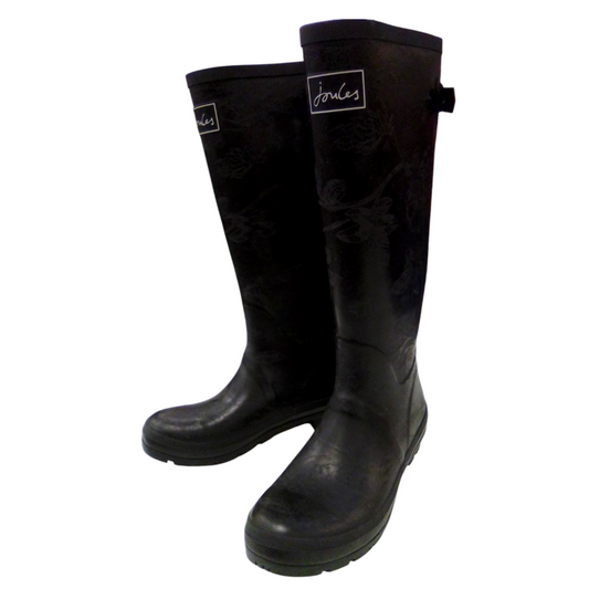 Shoe: Tall Black Boots, Womens, Size: 9