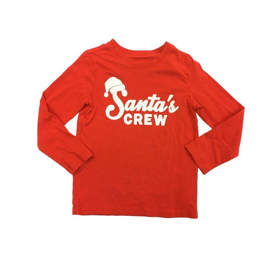 Long Sleeve Shirt (Santa), Boy, Size: 5t