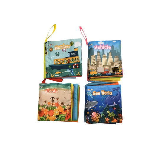 4pc Soft Books (Crinkle), Book
