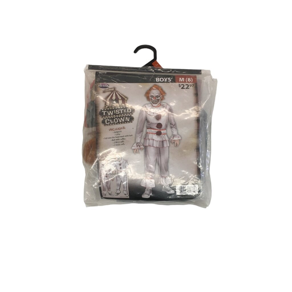 Costume (Twisted Clown), BOY, Size: 8
