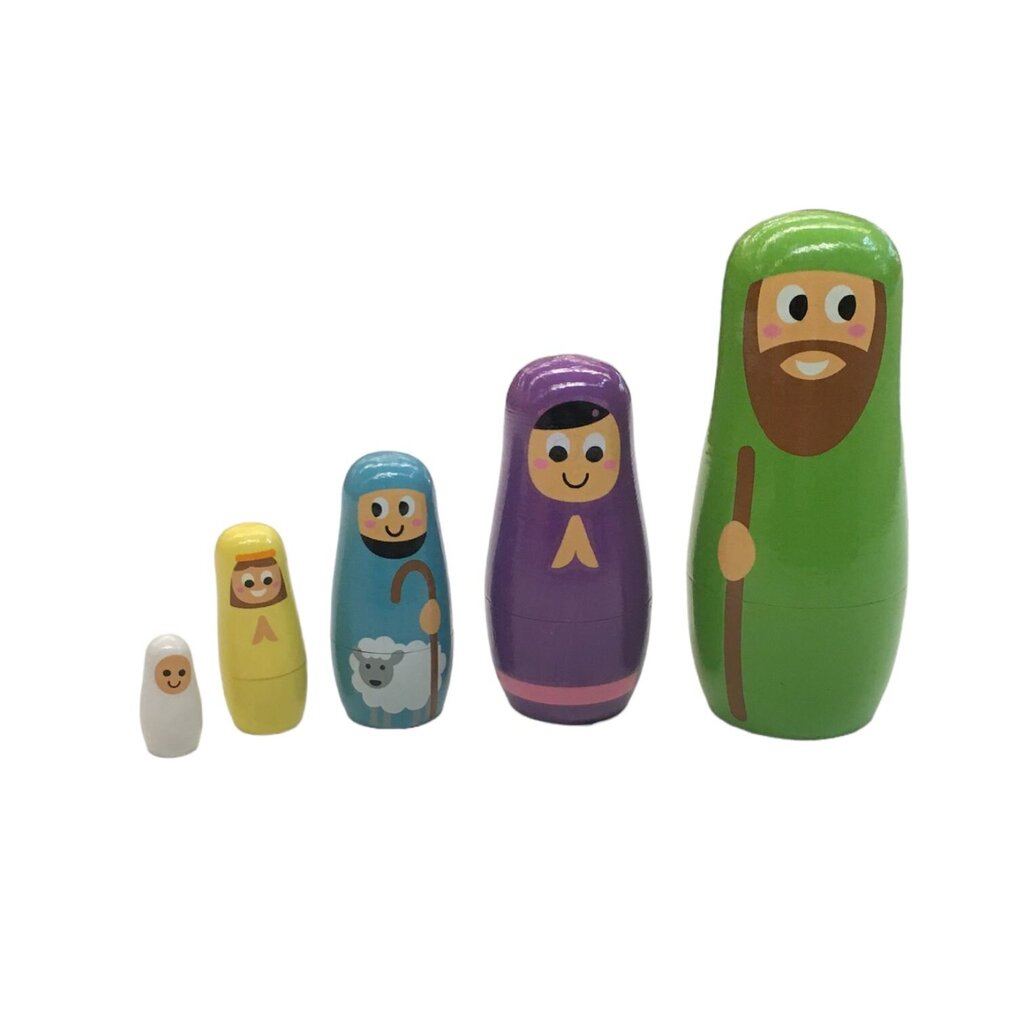 5pc Nesting Nativity, Toys