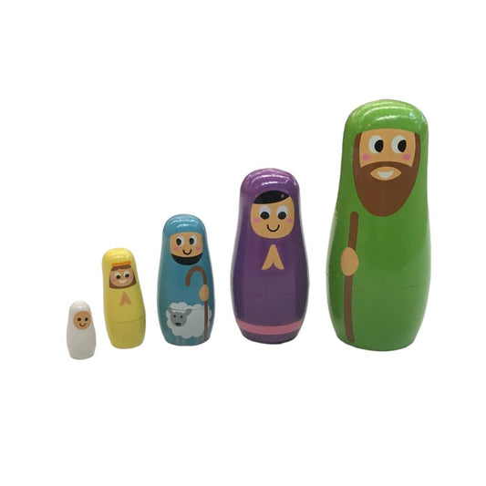 5pc Nesting Nativity, Toys