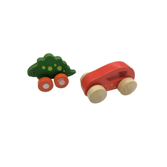 Wood Car & Dinosaur, Toys, Size: -