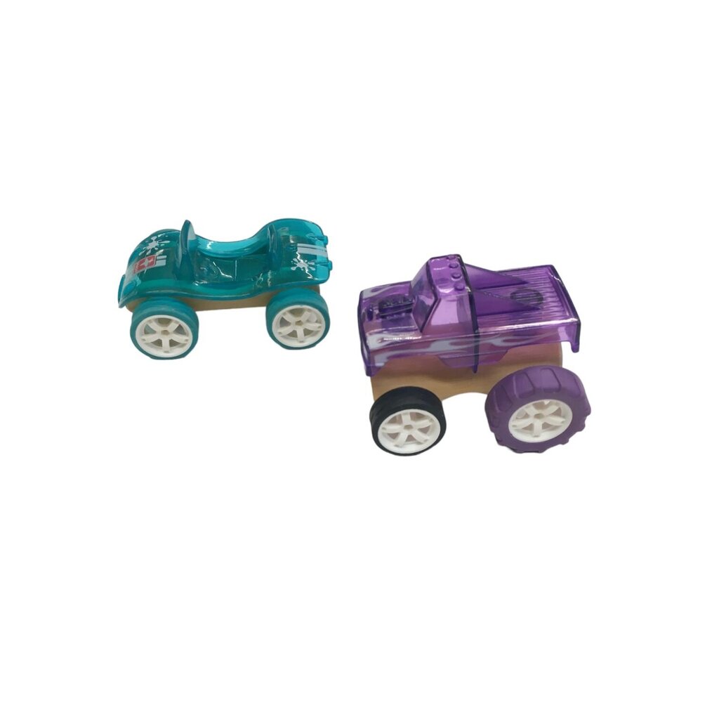 Purple & Green Cars, Toys, Size: -