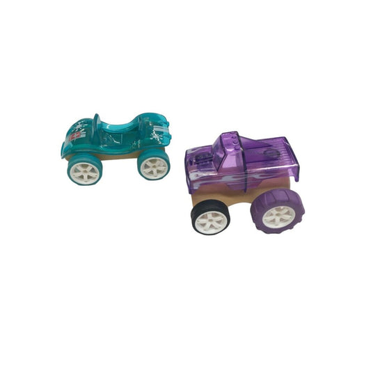 Purple & Green Cars, Toys, Size: -