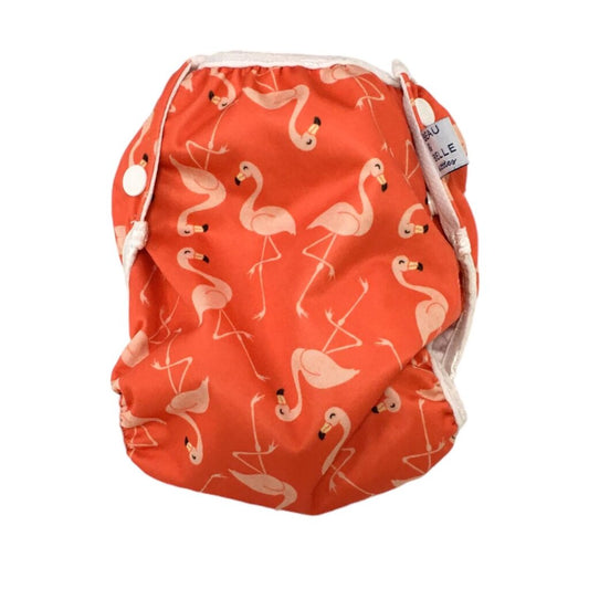 Swim Diaper (Flamingos), Girl, Size: 0/36m