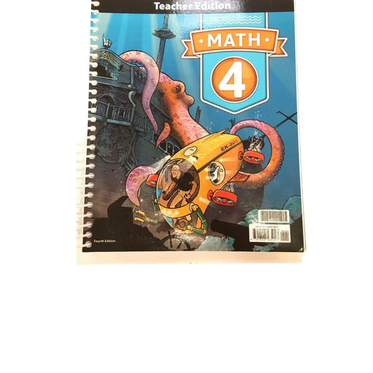 Math 4, Book, Size: -