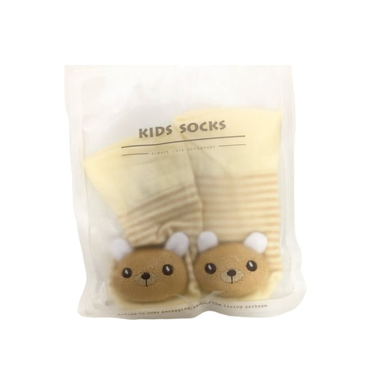 Socks (Bear) NWT, Boy, Size: 3/6m