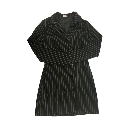 COSTUME: Black Pinstripe, Girl, Size: 12/14