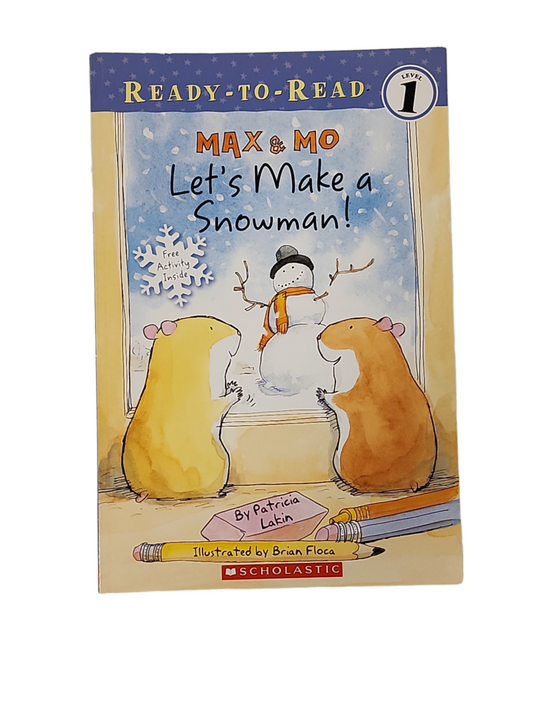 Book: Max & Mo Let's make a Snowman, Book