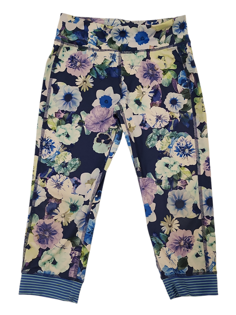 Pants, Athletic/Flowers, Girl, Size: 10/12